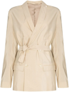 LEMAIRE BELTED DOUBLE-BREASTED JACKET