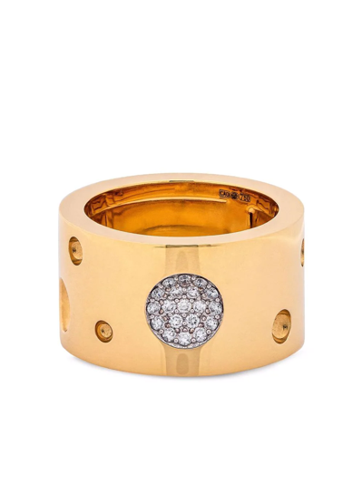 Roberto Coin 18kt Yellow Gold Pois Moi Luna Diamond Ring