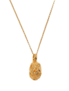Alighieri Gold-plated The Fragmented Amulet Pendant Necklace In Gold