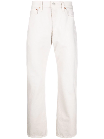 Levi's My Candy Mid-rise Straight-leg Jeans In Neutrals