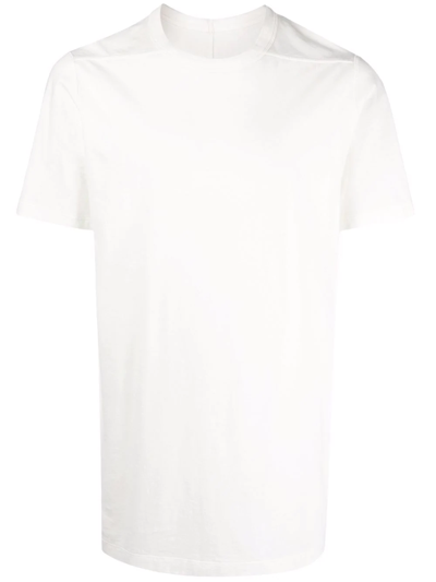 Rick Owens Crew Neck Short-sleeved T-shirt In White