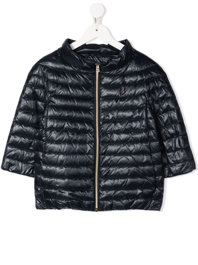 HERNO PADDED ZIPPED COAT