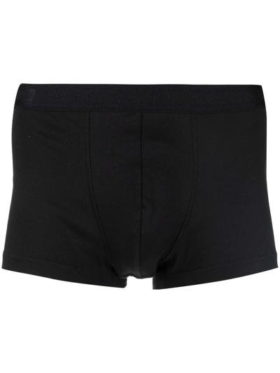 Brioni Elasticated-waistband Boxers In Black