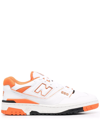 New Balance 550 Low-top Sneakers In Varsity Orange And White