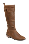 Journee Collection Lelanni Knee High Boot In Brown