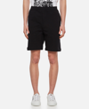 Alexander Mcqueen Cotton, Wool, And Mohair Shorts In Black