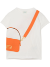 FENDI BAG-PRINT COTTON T-SHIRT