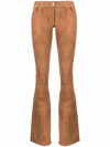 ARMA IZZY SUEDE FLARED TROUSERS