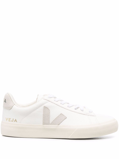 Veja Campo Leather-trim Low-top Sneakers Sneakers In White