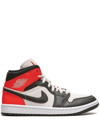 JORDAN AIR JORDAN 1 MID SE "NEWSPRINT" SNEAKERS