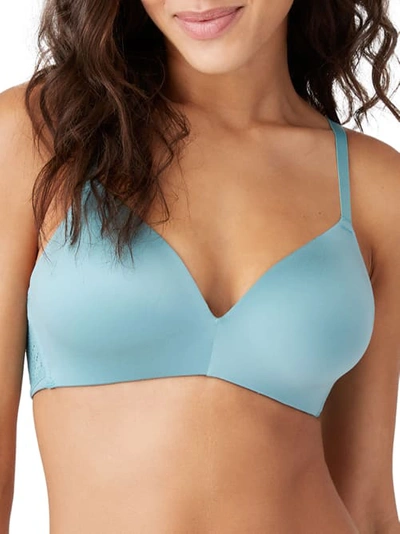 B.tempt'd By Wacoal Future Foundations Wire-free Lace T-shirt Bra In Trellis