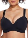 Le Mystere 360 Smoother Wire-free T-shirt Bra In Black