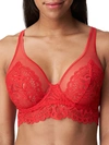 Prima Donna First Night Plunge Longline Bra In Pomme Amour