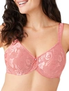 Wacoal Awareness Full Figure Seamless Underwire Bra 85567, Up To I Cup In Faded Rose