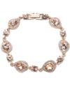 GIVENCHY PEAR-SHAPE CRYSTAL ORBITAL FLEX BRACELET