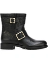 Jimmy Choo Woman Ankle Boots Black Size 7.5 Leather In Black