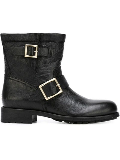 Jimmy Choo Youth Boots In Black