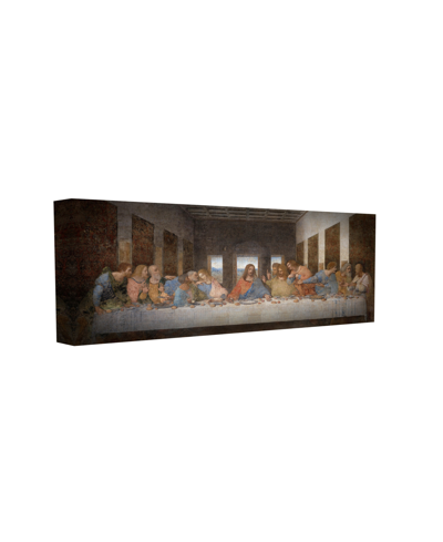 Stupell Industries Da Vinci The Last Supper Religious Classical Painting Stretched Canvas Wall Art, 20" X 48" In Multi-color