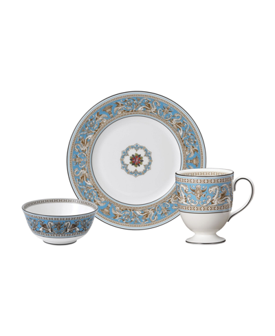 Wedgwood Florentine Turquoise 3-piece Dinner Set In Multi