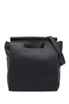 CHRISTOPHER KON CONVERTIBLE LEATHER BACKPACK