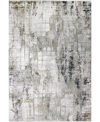 Bb Rugs Charm Cha-01 Gray, Gold 8'6" X 11'6" Area Rug In Grey