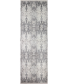 Bb Rugs Charm Cha-07 Gray 2'6" X 8' Runner Rug In Grey