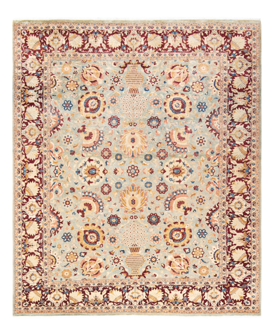 Adorn Hand Woven Rugs Mogul M14263 8'1" X 9'10" Area Rug In Mist