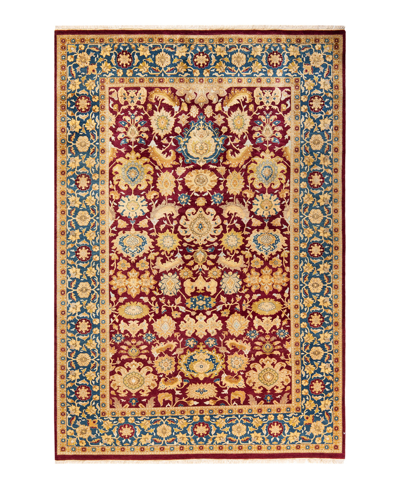 Adorn Hand Woven Rugs Mogul M1450 6'1" X 9'1" Area Rug In Red