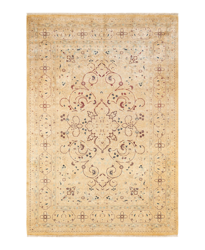 Adorn Hand Woven Rugs Mogul M113087a 6'2" X 9'2" Area Rug In Yellow