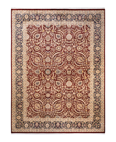Adorn Hand Woven Rugs Mogul M13069 9'1" X 12'4" Area Rug In Red