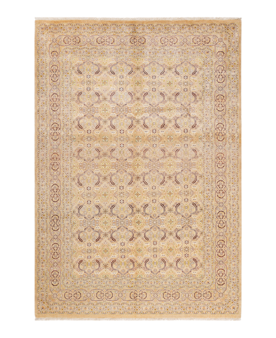 Adorn Hand Woven Rugs Mogul M14043 6'2" X 9'2" Area Rug In Ivory