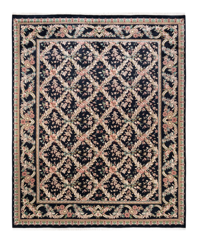 Adorn Hand Woven Rugs Mogul M14042 9'2" X 11'10" Area Rug In Black
