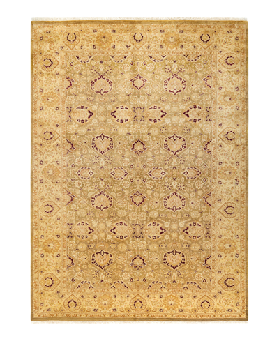 Adorn Hand Woven Rugs Mogul M14063 6'2" X 8'10" Area Rug In Green