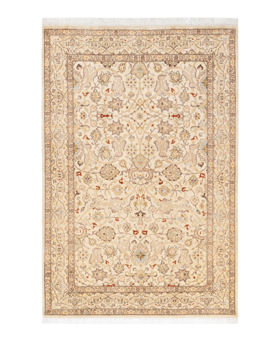 Adorn Hand Woven Rugs Mogul M145317 4'2" X 6'2" Area Rug In Ivory