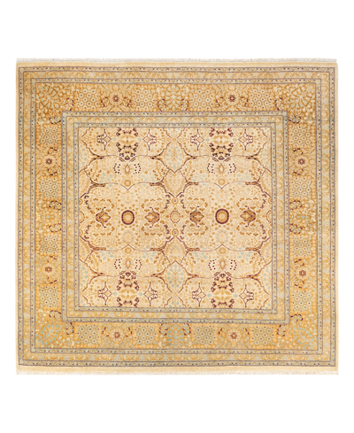 Adorn Hand Woven Rugs Mogul M157451 6'1" X 6'3" Area Rug In Ivory
