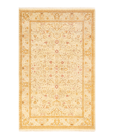 Adorn Hand Woven Rugs Mogul M15743 4'1" X 6'8" Area Rug In Ivory