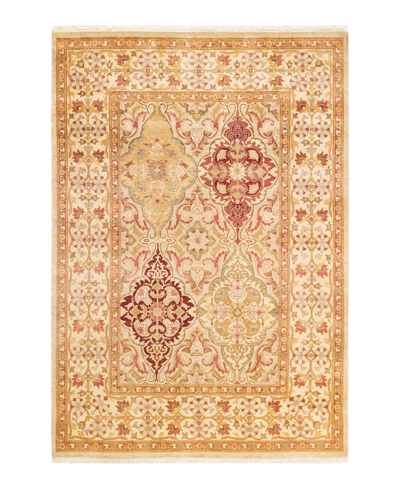 Adorn Hand Woven Rugs Mogul M157434 4'1" X 5'10" Area Rug In Ivory