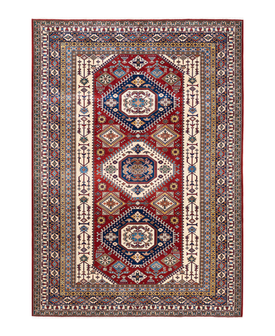 Adorn Hand Woven Rugs Tribal M18712 6'10" X 10'1" Area Rug In Red