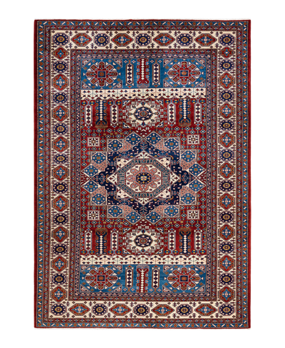 Adorn Hand Woven Rugs Tribal M187685 6'9" X 9'10" Area Rug In Red