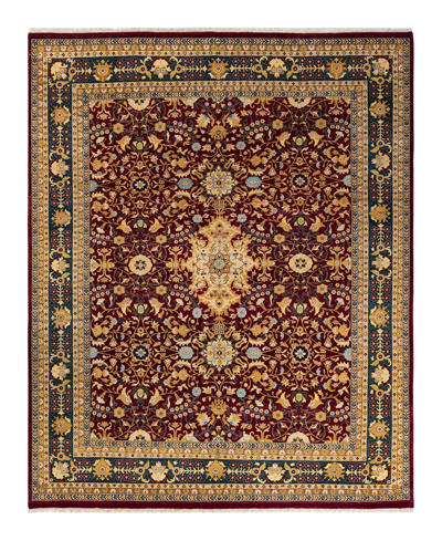 Adorn Hand Woven Rugs Mogul M15219 8'2" X 10'1" Area Rug In Red
