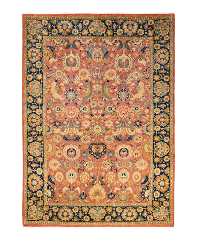 Adorn Hand Woven Rugs Mogul M113059 6'1" X 8'10" Area Rug In Orange