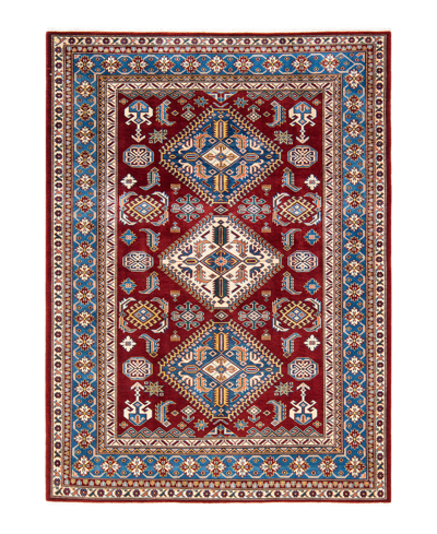Adorn Hand Woven Rugs Tribal M18717 5'2" X 7'4" Area Rug In Red