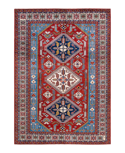 Adorn Hand Woven Rugs Tribal M1885 7' X 10'1" Area Rug In Red