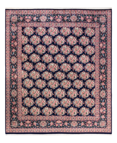 Adorn Hand Woven Rugs Mogul M208315 9'1" X 10'7" Area Rug In Blue