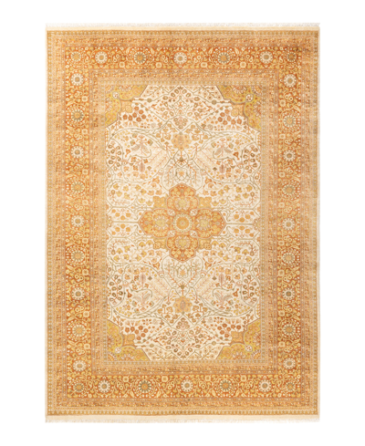 Adorn Hand Woven Rugs Mogul M14226 6'1" X 9' Area Rug In Ivory
