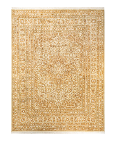 Adorn Hand Woven Rugs Mogul M123052 9'1" X 12'2" Area Rug In Yellow