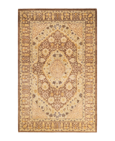 Adorn Hand Woven Rugs Mogul M15034 4'1" X 6'6" Area Rug In Brown