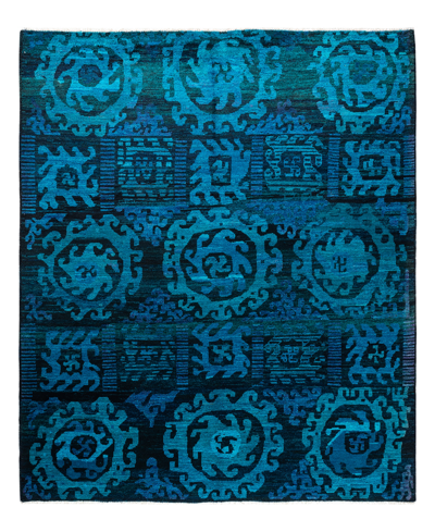 Adorn Hand Woven Rugs Modern M1705 8'3" X 9'5" Area Rug In Green