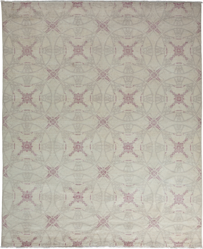 Adorn Hand Woven Rugs Suzani M17852 8'1" X 10'1" Area Rug In Ivory