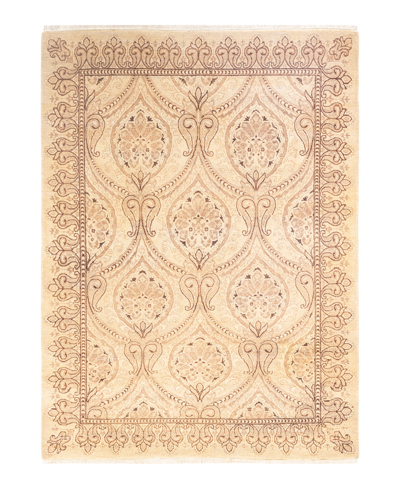 Adorn Hand Woven Rugs Mogul M174980 4'1" X 5'8" Area Rug In Ivory